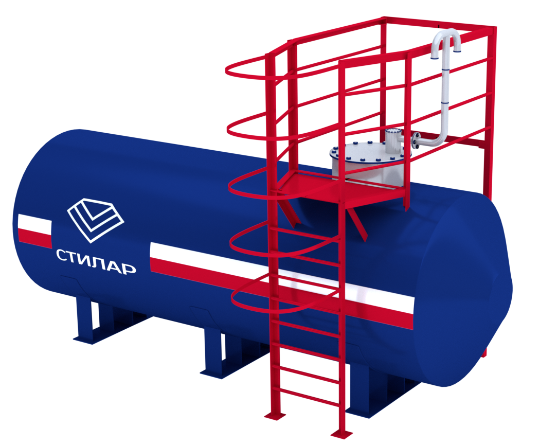 Горизонтальный резервуар РГСН аварийного запаса воды 100 м³ от завода-производителя